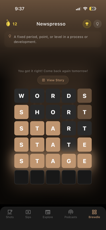 Brewdle Game